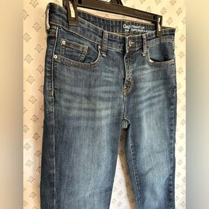 GAP Women's Classic Straight Leg Cuffed Jeans